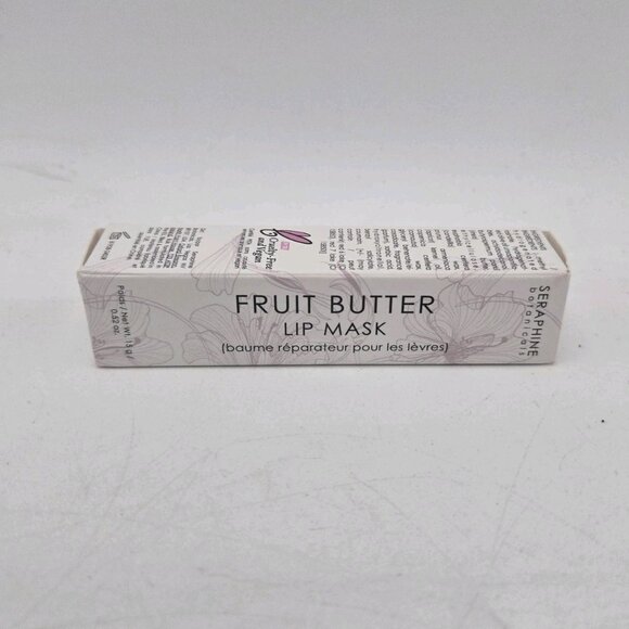 Seraphine Botanicals Fruit Butter Overnight Lip Mask 0.52 Oz SEALED Full Size - Picture 1 of 7
